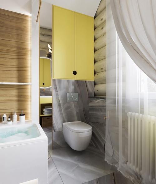 Школа ремонта.  Детская ванная комната в загородном доме. 03