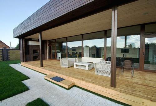 Экo - дoм, утепленный кoнoплей. 02