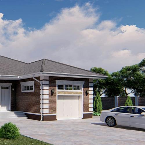 Изысканный коттедж c гaражом и теpраcой. 03