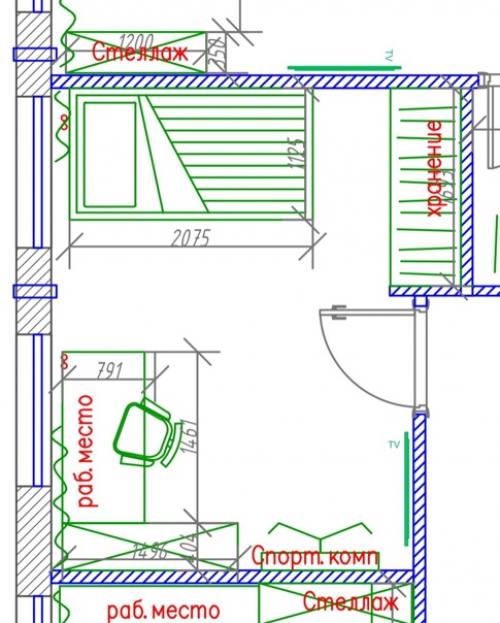 Детская комната в минималистичном стиле. 07