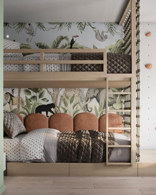 Яркий и очень интересный проект детской комнаты, площадью 11 кв. 03