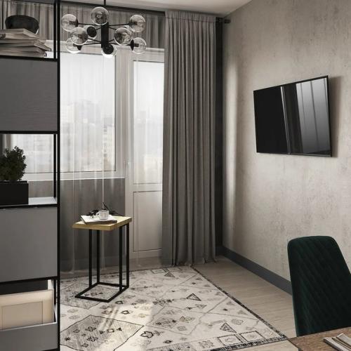 Кухня - гостиная 18 кв м. 06