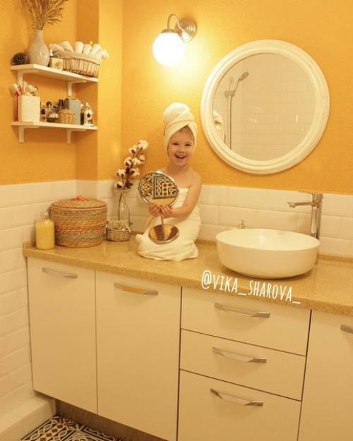 Здравствуйте. Сделали ремонт в ванной, одно из любимых мест в квартире. 01