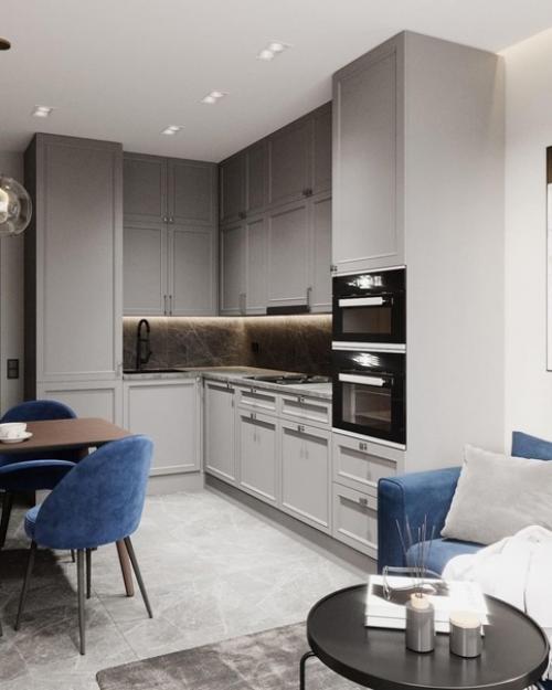 Школа ремонта.  Легкий, лаконичный проект квартиры. 02