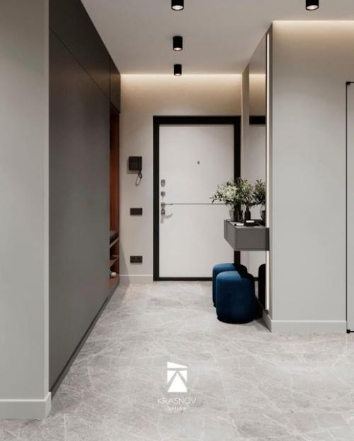 Школа ремонта.  Легкий, лаконичный проект квартиры. 09