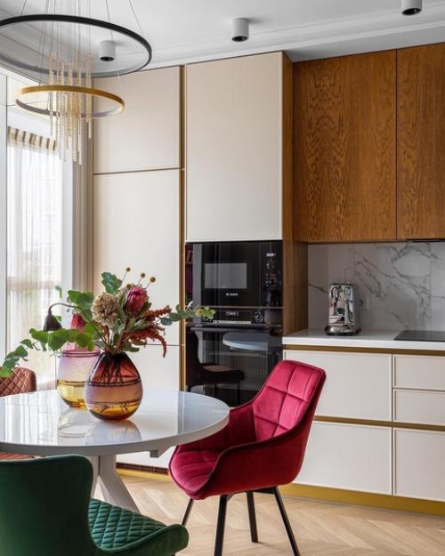 Оригинальный дизайн - проект квартиры, площадью - 44 кв. 01