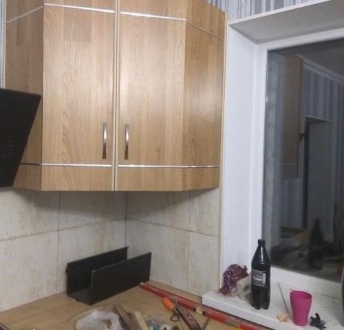 Учебникремонта. Муж решил сам сделать кухонную мебель из имеющихся материалов, горжусь. 05