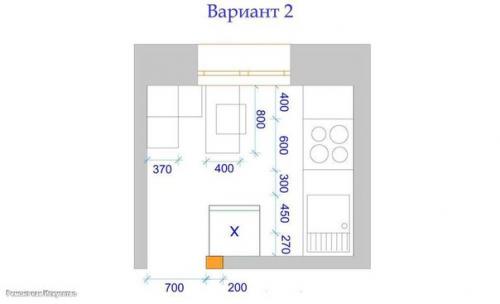Как обустроить маленькую кухню? 03