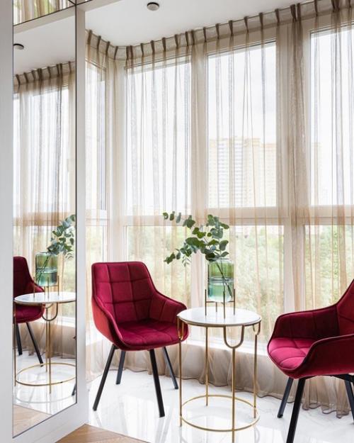 Оригинальный дизайн - проект квартиры, площадью - 44 кв. 07