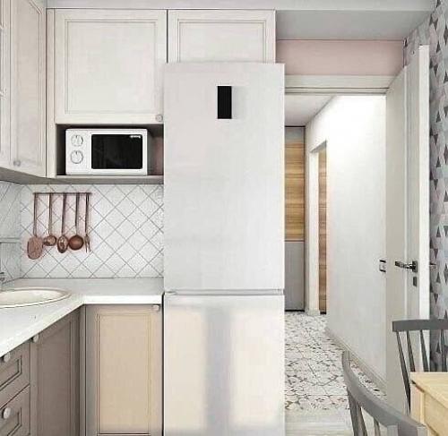 Дизайн - проект очень уютной светлой кухни. 02