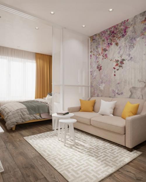 Школа ремонта.  Теплая однушка площадью 36 кв. 05