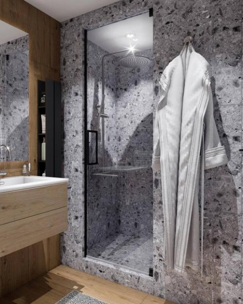 Стильный интерьер современной квартиры - студии для сдачи в аренду сняли бы такую? 08