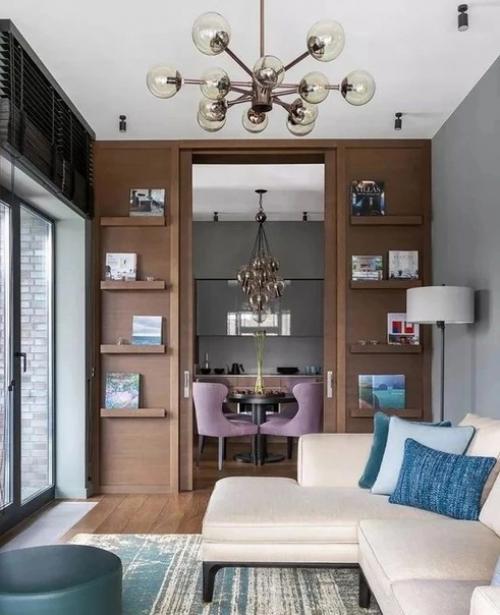 Как же удачно вписались в интерьер занавеси с растительным рисунком!  Сразу задают тон всей кухне. 02