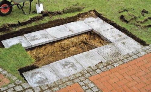 Водоём на даче своими руками. 02