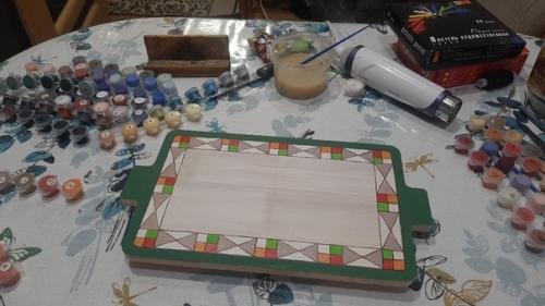 Всем здравствуйте!  Делюсь с вами своей доделкой фикспрайсовской подставки. 03