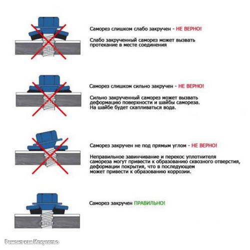 Как вкрутить саморез. 02