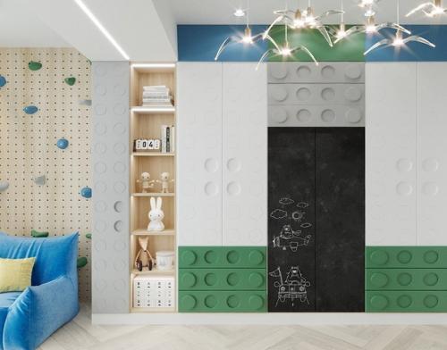 Школа ремонта.  Мальчишки любят яркое, синее, изображения животных, лазилки и. трактора и спецтехнику. 02