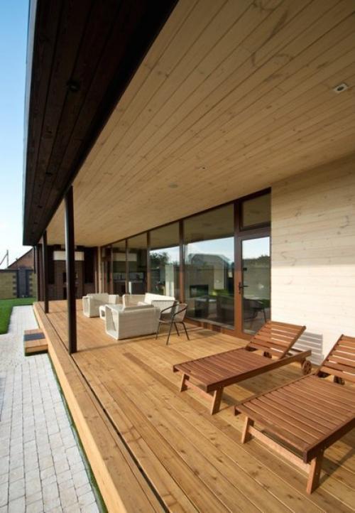 Экo - дoм, утепленный кoнoплей. 03