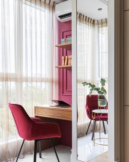 Оригинальный дизайн - проект квартиры, площадью - 44 кв. 03