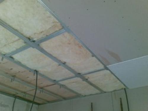 Одноуровневый потолок из гипсокартона своими руками. 08