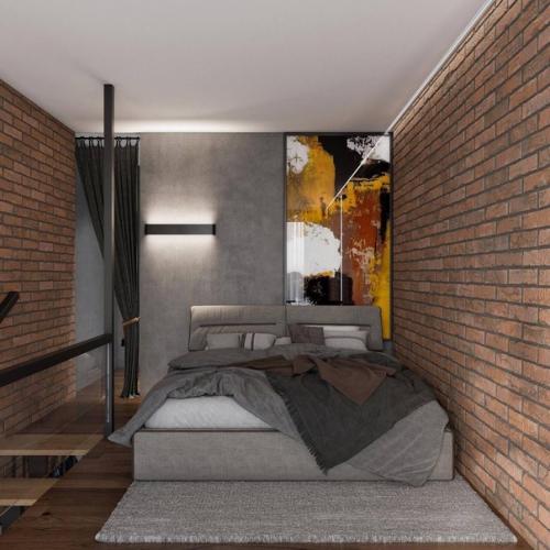 Стильный интерьер современной квартиры - студии для сдачи в аренду сняли бы такую? 02