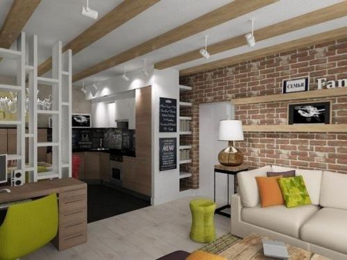 Дизайн проект двухкомнатной квартиры площадью 62, 8 кв. 06