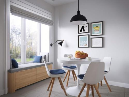 Современный интерьер однокомнатной квартиры 37 кв. 07