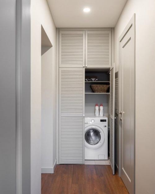 Интерьер небольшой ванной комнаты в квартире 1973 года постройки. 04