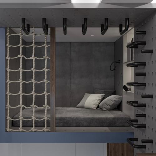 Комната мечты.  Детская комната для двух мальчиков - подростков. 01