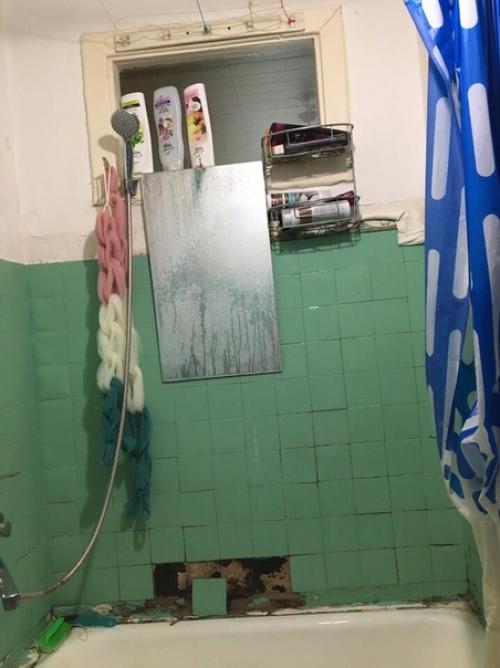 Ремонт в ванной комнате до и после. 02