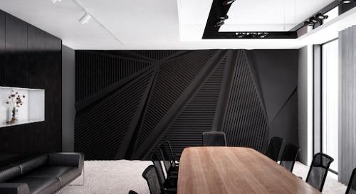 В дизайне интерьера гипс - это необязательно классическая лепнина и декор белого цвета. 06