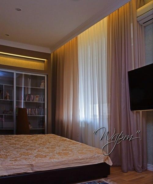 Текстильный дизайн интерьера от творческой мастерской Шарм, г. Москва. 02