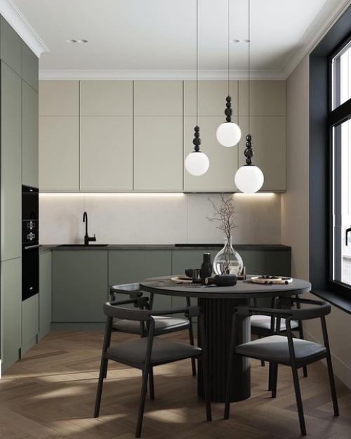 Зеленый цвет в интерьере может прекрасно украсить дом - место, где всегда хочется найти гармонию и умиротворение после тяжелого трудового дня. 01