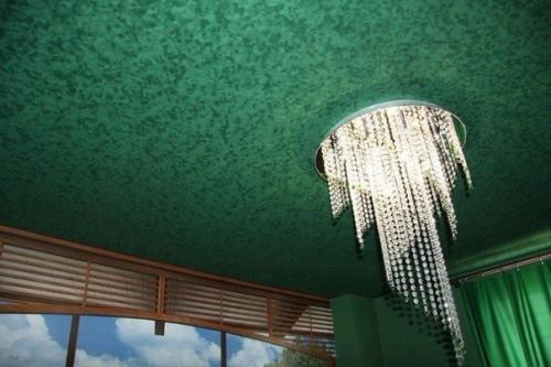 Фактурная облицовка потолка. 01