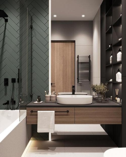 Зеленый цвет в интерьере может прекрасно украсить дом - место, где всегда хочется найти гармонию и умиротворение после тяжелого трудового дня. 07