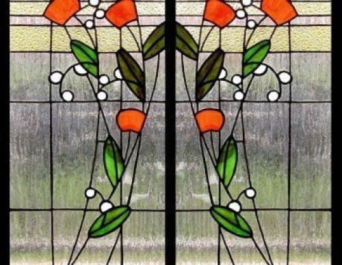 Витражи на окнах своими руками. 01