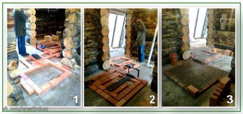 Как правильно сделать фундамент под банную печь. 05 Как правильно сделать фундамент под банную печь. 05