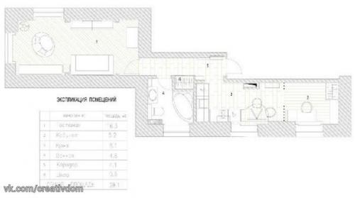 Вытянутая квартира в СТАЛИНКЕ. 08 Вытянутая квартира в СТАЛИНКЕ. 08