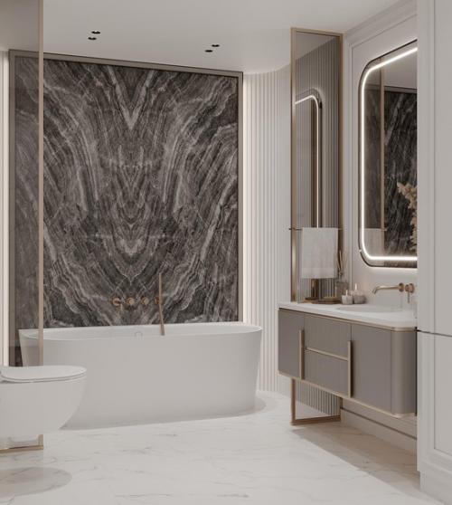 Ванная комната, площадью - 10 кв. 06