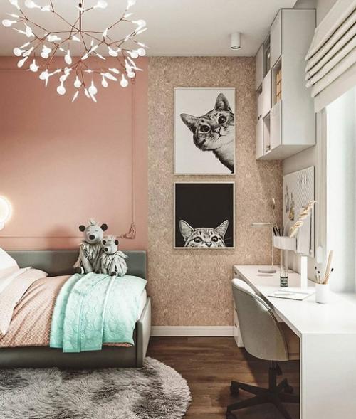 Какая крутая детская комната для девочки. 04