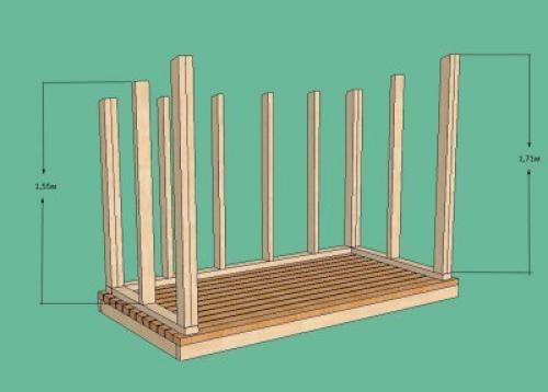 Как сделать дровницу своими руками. 05 Как сделать дровницу своими руками. 05