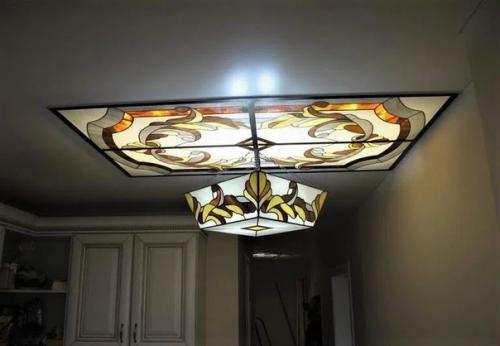 Витражная отделка потолков. 04