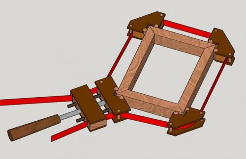 Ленточный прижим своими руками. 01