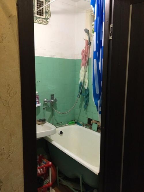 Ремонт в ванной комнате до и после. 03