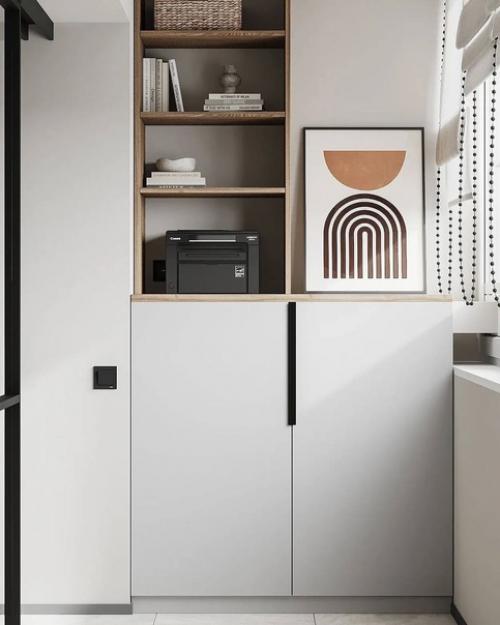 Интерьер спальной комнаты и лоджии примыкающей к ней. 05