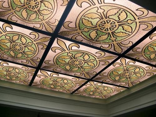 Витражная отделка потолков. 02