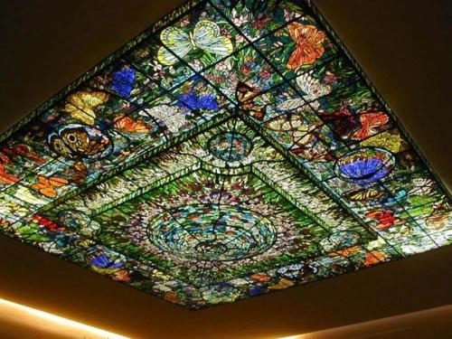 Витражная отделка потолков. 01
