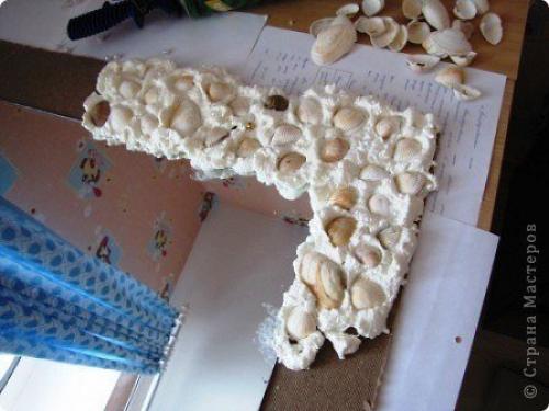 Зеркало Морское, декор своими руками. 03