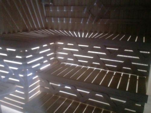 Делал внутреннюю отделку в баньке. 04