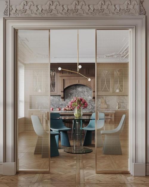 Невероятно красивый дизайн кухни - гостиной. 05